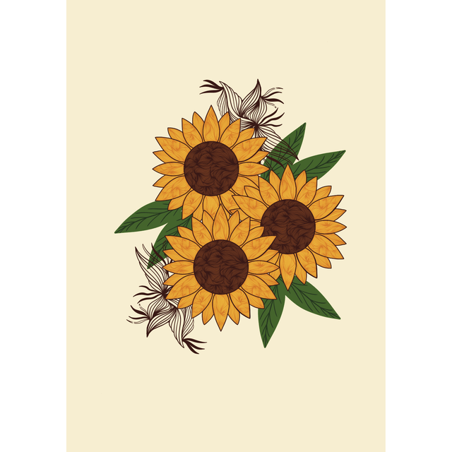 Tournesols en trio