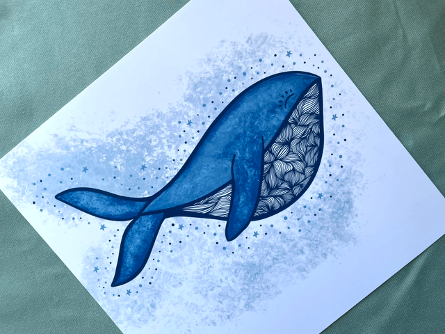 Baleine bleue