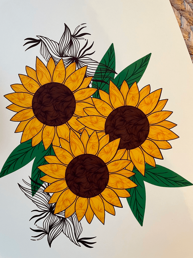 Tournesols en trio