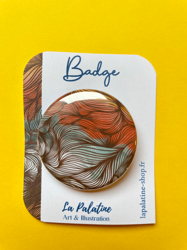 Badge brouillard d'automne