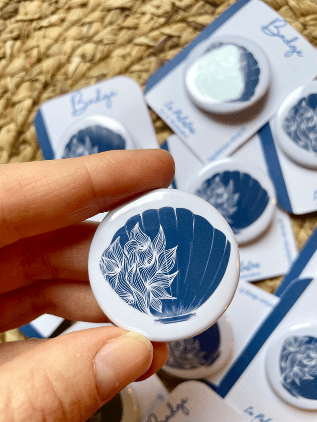 Badge coquille