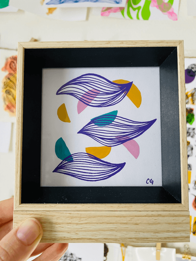 Trio violet