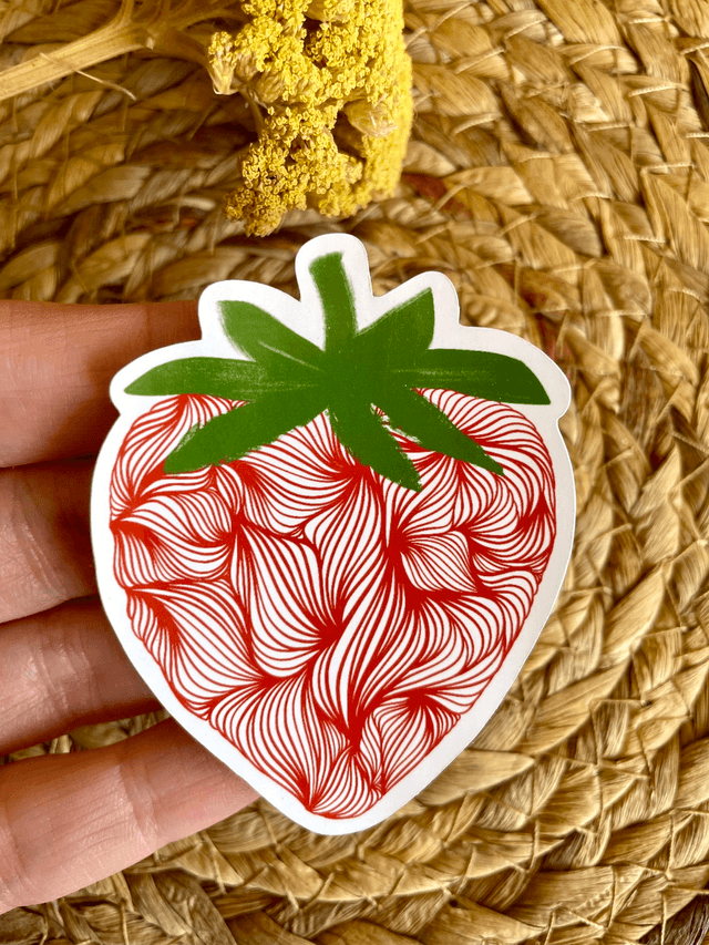 Sticker fraise